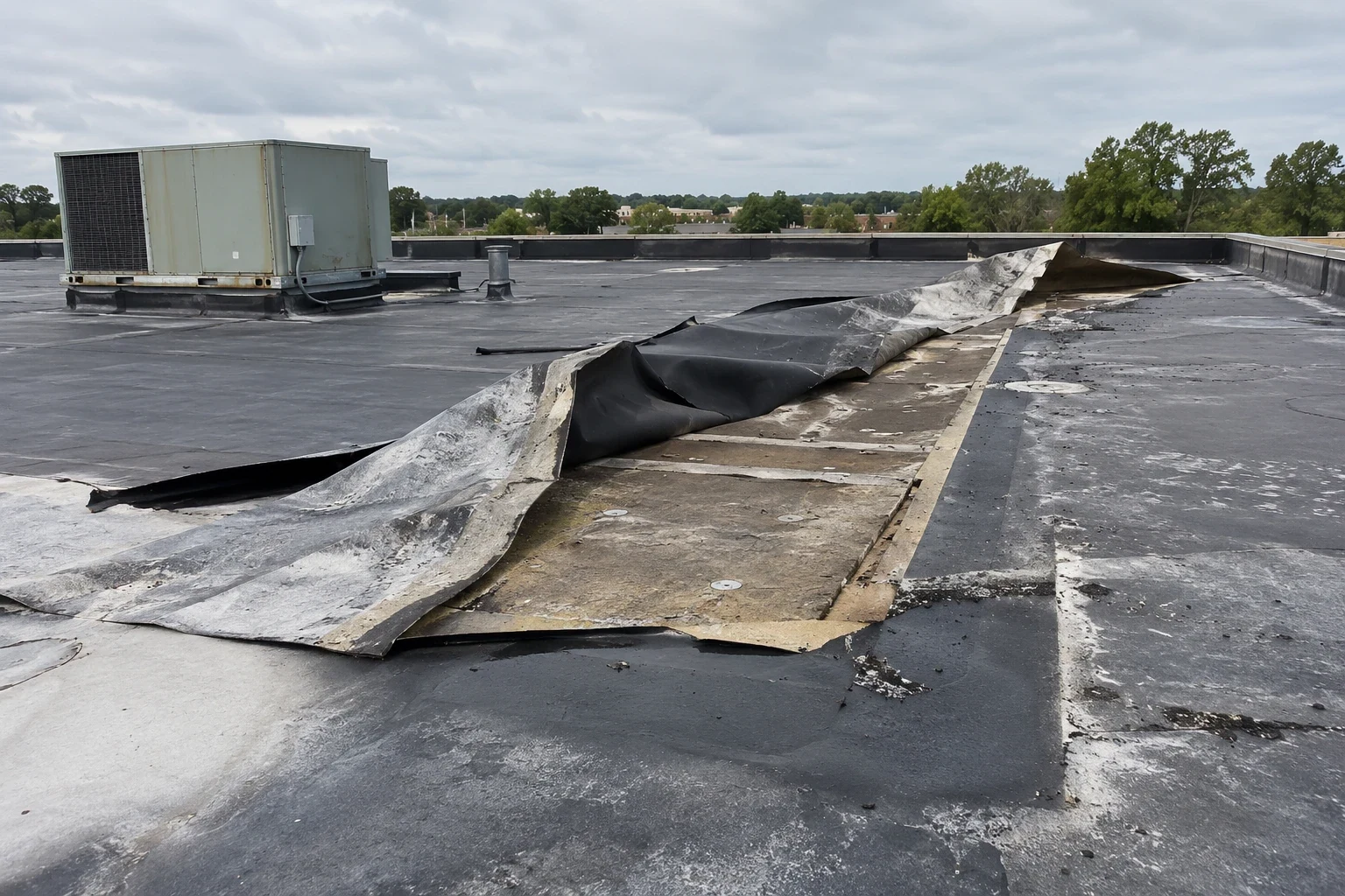 Wind Damage Roof Repair
